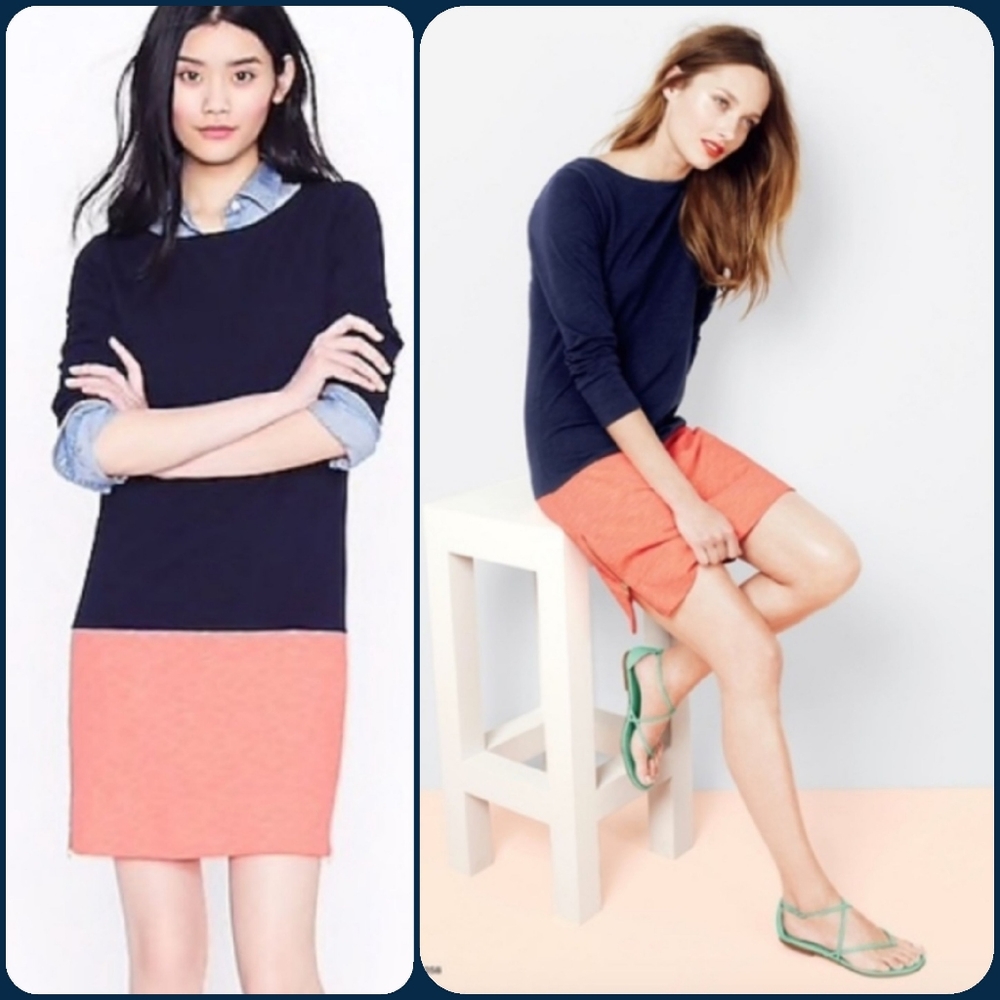 J. Crew Maritime colorblock dress